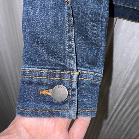Caslon Dark Blue Denim Jacket - Picture 3 of 6